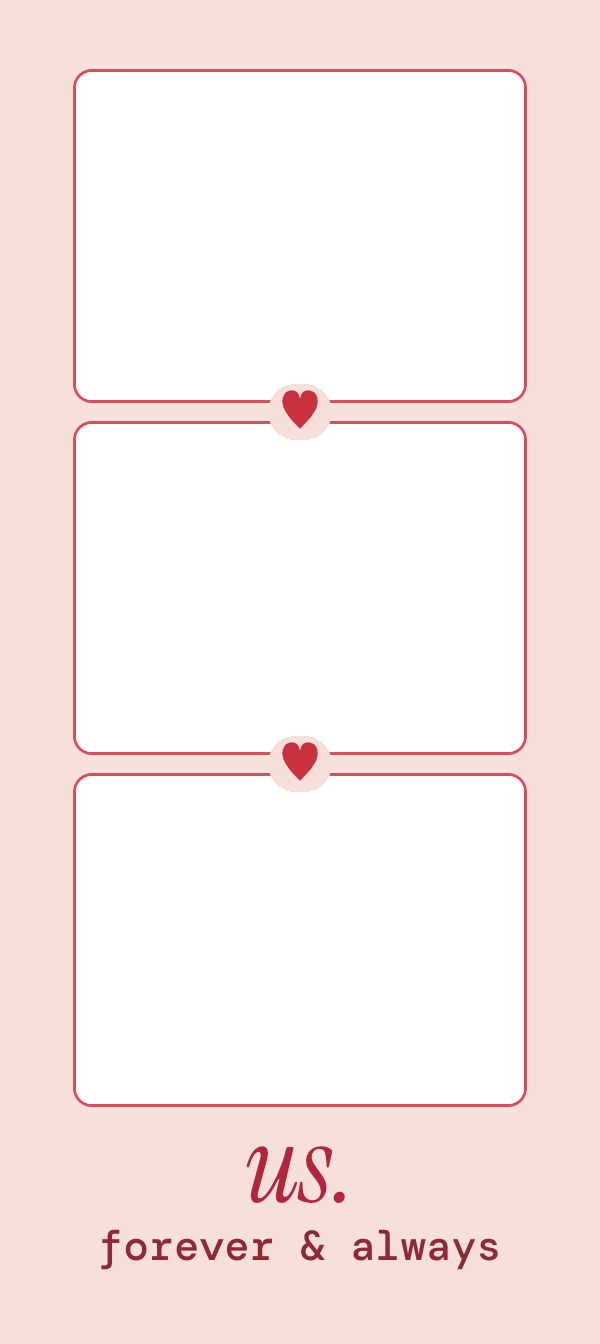 Template photobooth Love and Memories
